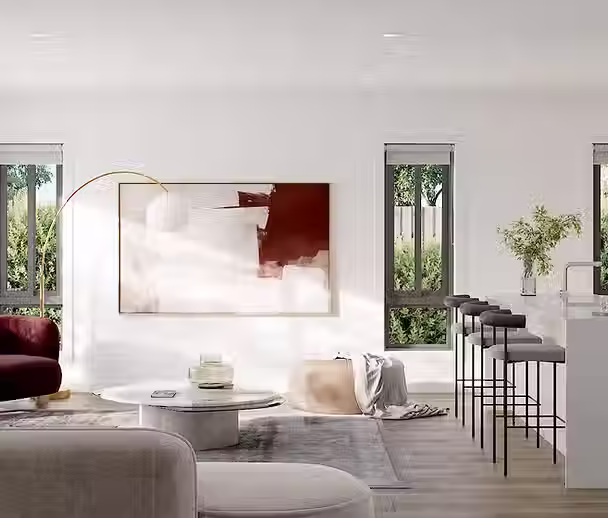 Render - Kitchen & Living